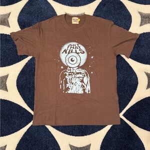 Gallery Dept Brown Twighlight Zone Art That Kills Tee Mens Size Large